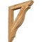 Ekena Millwork Funston Slat Rough Sawn Bracket, Western Red Cedar, 4"W x 30"D x 36"H BKT04X30X36FST06RWR - alternate 1